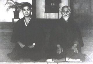 Kazuo Chiba a O-sensei - Zdroj: Biran Online
