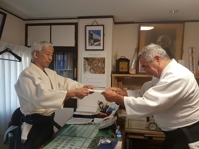Wilko Vriesman obdržel titul Shihan - Zdroj: aikido-ishikawa.nl